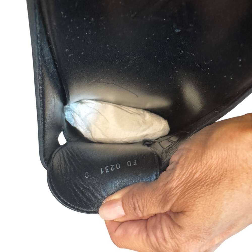 LOUIS VUITTON Easy Mule slip-on style shoe in black and grey Size USA 10 EUC - Picture 4 of 8